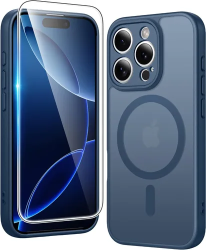 Vista 173 de FNTCASE para iPhone Air Case Clear: Fundas magnéticas para teléfono con protector de pantalla a prueba de caídas, compatibles con Magsafe, delgadas