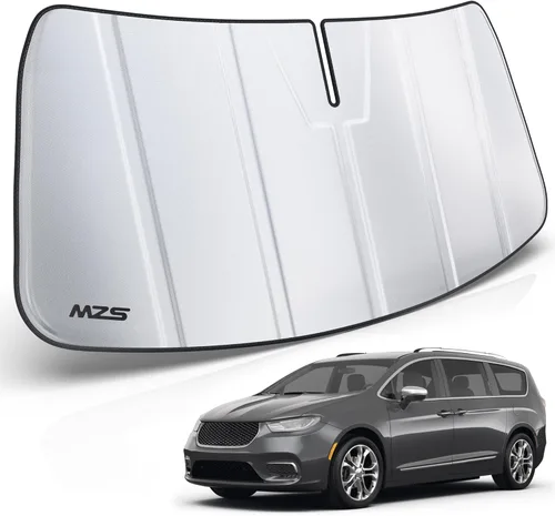 Vista 52 de MZS Parasol para parabrisas compatible con RAV4 2019-2026 / RAV4 Prime 2021-2026, parasol plegable para ventana delantera de SUV con bolsa