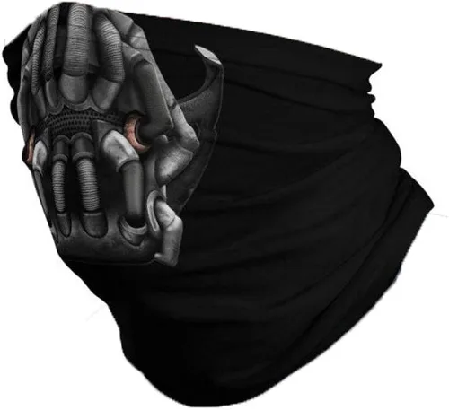 Vista 2 de XFVSDXS Diadema impresa 3D pasamontañas mágica diadema bufanda multifuncional máscara para ciclismo al aire libre montar motocicleta