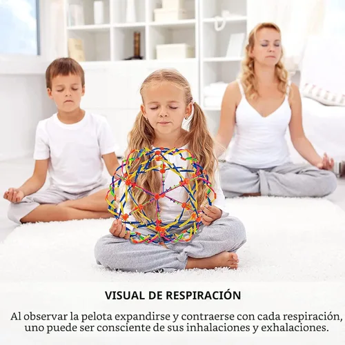 Vista 3 de 4E's Novelty Bola expandible, esfera sensorial de plástico para niños y adultos