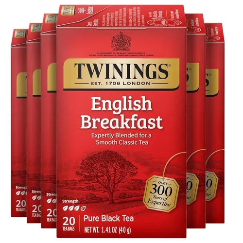 Vista 81 de Twinings, Decaffeinated Chai - Té negro Chai sin cafeína y con especias dulces y sabrosas, caliente o helado, el embalaje puede variar, 120 bolsitas