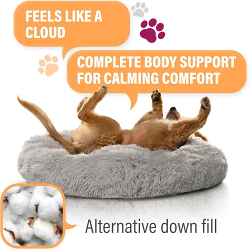 Vista 6 de Active Pets cama para perro, relajante, para perros pequeños, medianos y grandes, cama antiansiedad, suave y mullida para perros y gatos, cómoda