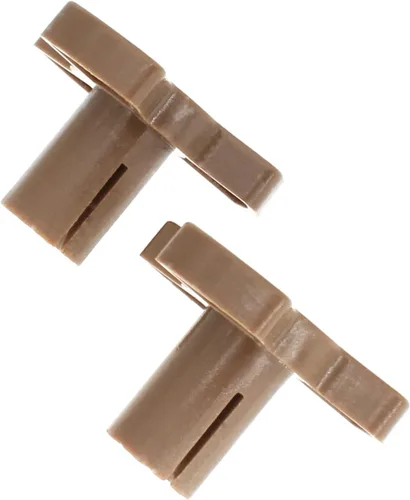 Vista 2 de Acoplador giratorio de microondas, 2 piezas, soporte de guía de rodillos para horno de microondas, bandeja de vidrio, repuesto de acoplamiento