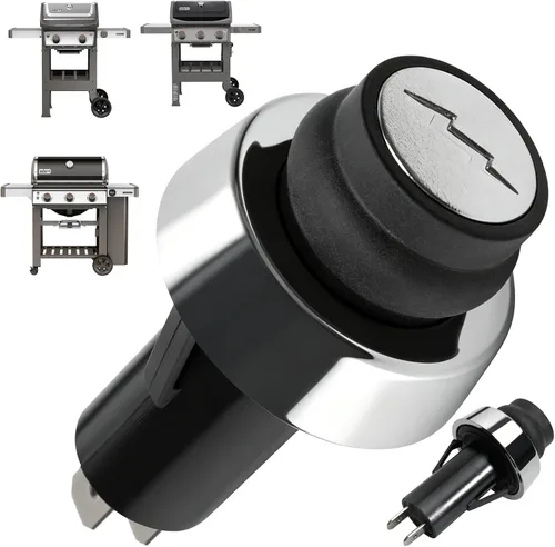 66220 Interruptor de Encendido Spirit 2 para Weber Genesis II & Spirit II Grill GS4 Botón de Encendido de Repuesto Spirit II E310 E210 S210 S310