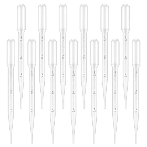 Vista 11 de G2PLUS Gotero de plástico – 25 pipetas de transferencia desechables, gotero graduado de 0.3 fl oz para aceites esenciales, uso en laboratorio