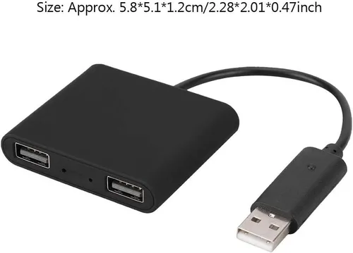 Vista 4 de Tangxi Adaptador para teclado y ratones USB paraUno