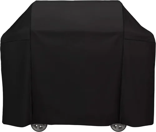Vista 8 de G128 Cubierta negra para parrilla 30 pulgadas Poliéster hidrofóbico Cubierta de parrilla de gas, impermeable, resistente a los rayos UV, se