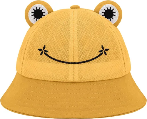 Vista 32 de Haoohu Gorra de algodón para adultos, diseño de rana, sombrero de sol para fiesta de disfraces
