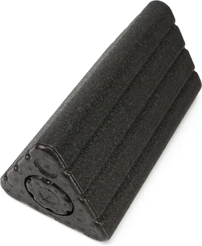 Vista 8 de Bloques de yoga 2 en 1 rodillo EPP de espuma triangular, bloque de cuña triangular de 9 x 5 x 4 pulgadas para cuello, cintura, caderas y piernas