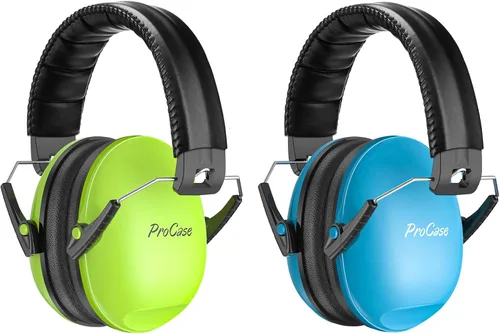Vista 18 de ProCase Audífonos con Cancelación de Ruido para Niños Pequeños, Orejeras con Reducción de Ruido SNR 27dB, Protección Auditiva para Monster Jam