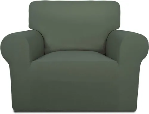 Vista 89 de PureFit Funda súper elástica para sofá reclinable con bolsillo, funda de sofá suave y antideslizante de elastano, lavable, protector de muebles