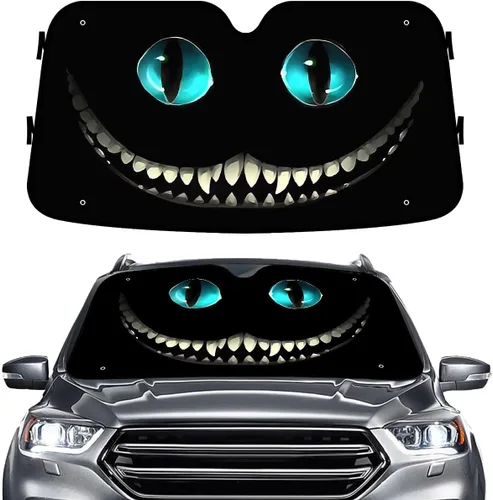 Vista 36 de GENANY Eagle - Parasol para parabrisas de automóvil, SUV, camión (55 x 30 pulgadas), parasol patriótico para parabrisas, protectores para ventanas