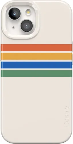 Vista 101 de Casely Funda para iPhone 15 Todas las cosas divertidas Diversión en días laborables Compatible con MagSafe Diseño clásico de carcasa