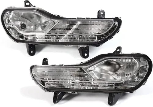 Vista 14 de G-PLUS Luces antiniebla para parachoques delantero con bombilla compatible con Jeep Grand Cherokee 2005 2006 2007 2008 2009 2010/compatible con Jeep