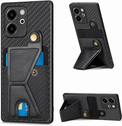 Vista 71 de Funda para Oppo K10x / OnePlus Nord CE 2 Lite 5G Funda para Realme 9 5G / 9 Pro / Q5 / V25 Funda de piel sintética con ranuras para tarjetas