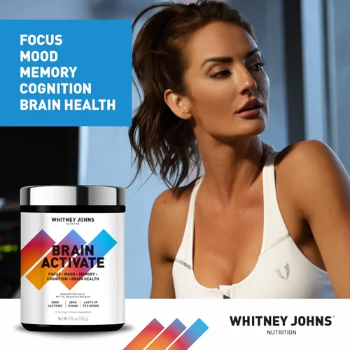Vista 3 de Whitney Johns - Suplemento de refuerzo cerebral, enfoque nootrópico, suplementos cerebrales para memoria y enfoque, reduce la niebla cerebral