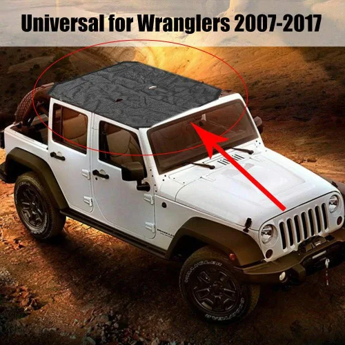 Vista 2 de Parasol Bimini - Protector superior de bikini para 4 puertas/4Dr Jeep Wrangler JK JKU Unlimited