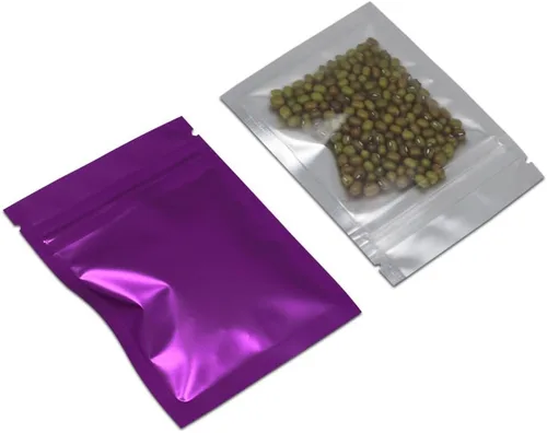 Vista 16 de PABCK: Paquete de 100 bolsas transparentes reutilizables con cierre hermético para almacenar alimentos, Negro