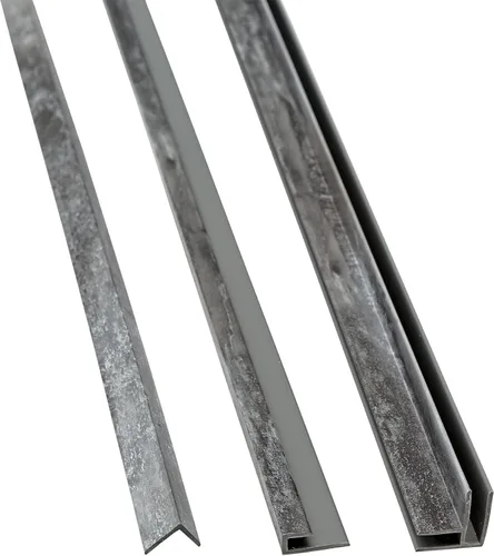 Vista 12 de Kit de molduras de vinilo Palisade de 94 pulgadas en gris pizarra ceniza