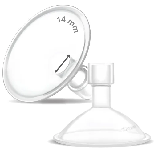 Vista 19 de 9mm Maymom MyFit Shields, Serie Pano; Compatible con el extractor de leche Medela PersonalFit, Freestyle, Harmony, Maxi, Conector Freestyle Flex