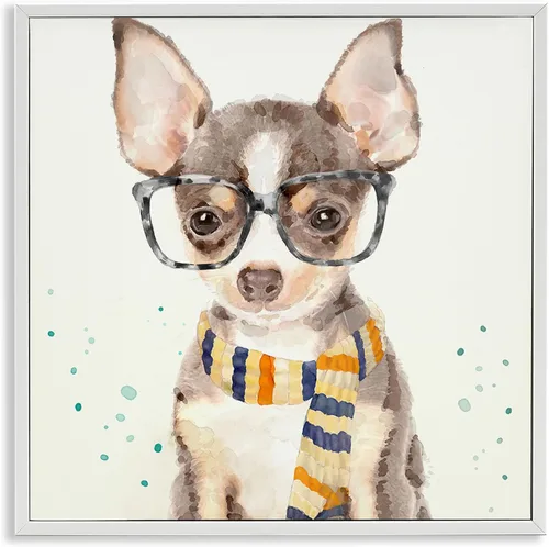 Vista 30 de Stupell Industries Retrato abstracto de perro enmarcado Giclée por Irena Orlov