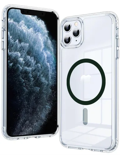 Vista 226 de FNTCASE para iPhone Air Case Clear: Fundas magnéticas para teléfono con protector de pantalla a prueba de caídas, compatibles con Magsafe, delgadas
