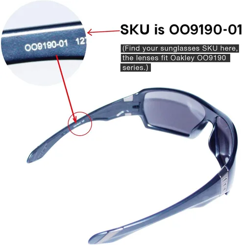 Vista 5 de Walleva - Lentes de repuesto para gafas de sol Oakley Offshoot, 8 opciones disponibles