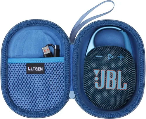 Vista 11 de LTGEM - Funda compatible con altavoz Bluetooth portátil JBL Clip 3, impermeable, duradero, color negro