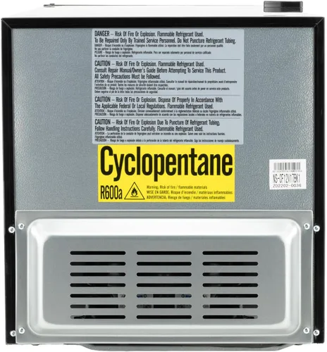 Vista 7 de RecPro Refrigerador RV de 1.7 pies cúbicos de 12 V Refrigerador compacto con puerta reversible, almacenamiento de puerta de botella de 2 litros, 7