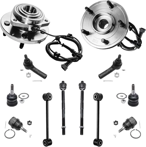 Vista 419 de Detroit Axle - Kit de cubos de rodamiento de rueda delantera de 6 piezas para Dodge Dart 2013-2016, Chrysler 200 2015-2017, 2 cojinetes de rueda