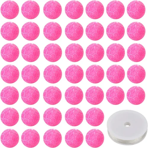 Vista 10 de 100 cuentas de piedra natural de 0.236 pulgadas y 7 chakras redondas sueltas de piedras preciosas curativas con cordón elástico de cristal gratis