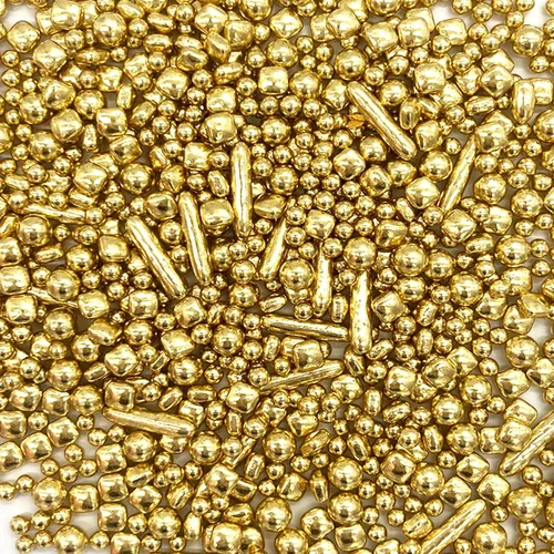 Vista 18 de Weraru Espolvoreo de Confeti Dorado de Lujo Blanco, Mezcla de Caramelos para Hornear, Decoraciones Comestibles para Pasteles, Adornos para Cupcakes