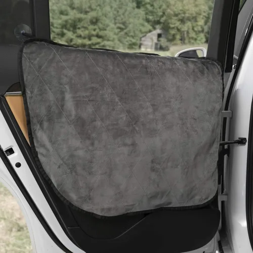 Vista 11 de Plush Paws Products Protector de puerta de automóvil de alta calidad, lavable e impermeable, cubierta interior para automóvil, camión y SUV