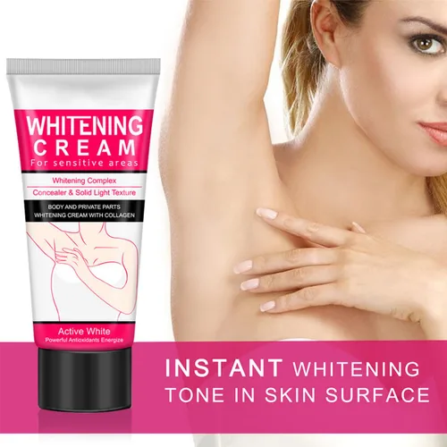 Vista 3 de Crema Aclaradora, Crema para aclarar las axilas y partes íntimas, Crema aclaradora de partes íntimas, Adecuado para aclarar áreas como cara, axilas