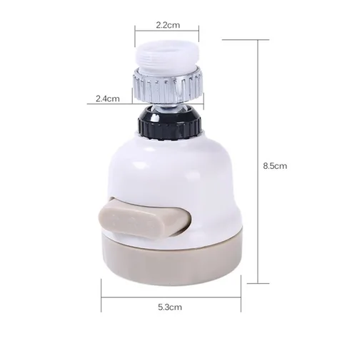 Vista 2 de Grifo Ahorrador Y Purificador De Agua Difusor Gira 360°