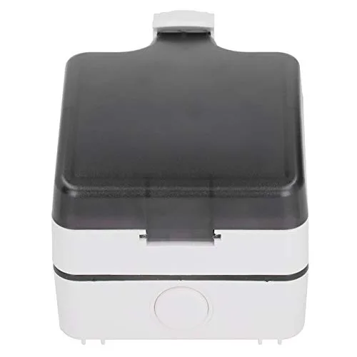 Vista 4 de Caja de conexión original resistente a la intemperie para interiores y exteriores, caja de cable de alimentación eléctrica para temporizadores
