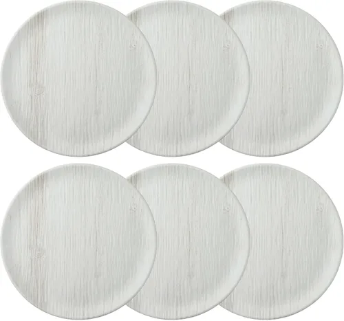 Vista 7 de UP ware Flamingo - Juego de platos de ensalada de melamina con forma de flor para risotto, pasta y ensalada, sin BPA, aptos para lavavajillas, rosa