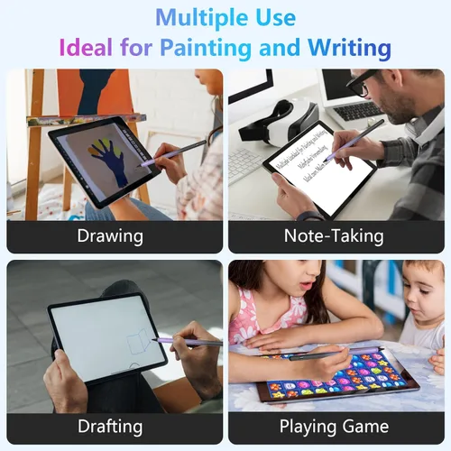 Vista 4 de Lápiz óptico para iPad 2018-2023 con rechazo de palma, lápiz activo para iPads de 10ª/9ª/8ª/7ª/6ª generación, para iPad Pro11/12.9 pulgadas