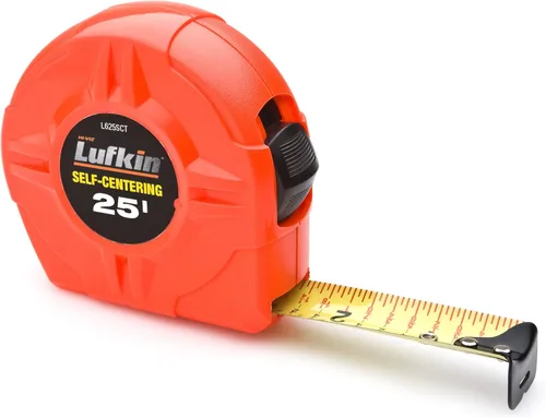 Vista 4 de Cinta métrica retráctil Lufkin, 1 pulgada x 26 pies, de alta visibilidad, color naranja, L625CME