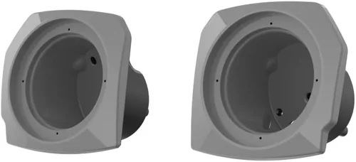 Vista 320 de Advanblack Alpine Green Tour Pack - Paquete de altavoces de 6.5 pulgadas, carcasa de audio trasera, color a juego, ajuste Harley King Tour Pack