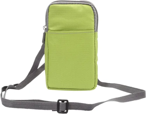 Vista 8 de Bolsa de clip para cinturón para teléfono celular, funda de hombro para teléfono celular, funda de hombro vertical de 6.0 pulgadas para viajes al