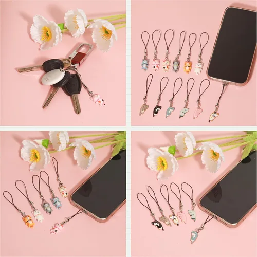 Vista 6 de Encanto para Teléfono Lindo Encanto para Teléfono para Llavero de Celular y Accesorios de Funda de Teléfono