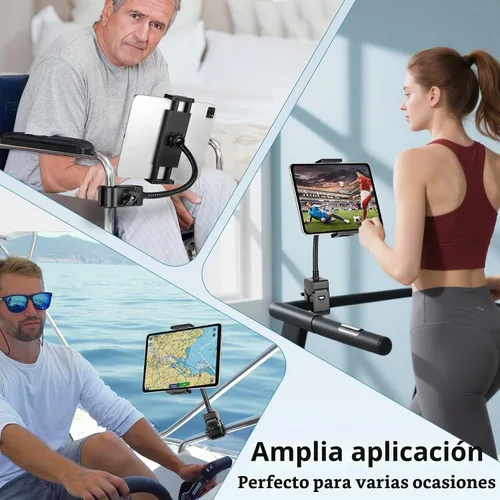 Vista 6 de Soporte para tableta de cuello de cisne, soporte para iPad