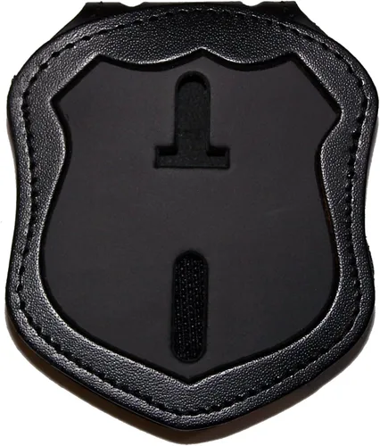Vista 8 de Perfect Fit Shield Wallets NYPD Patrol - Soporte para cinturón con bolsillo y cadena (Cutout PF145), cuero marrón