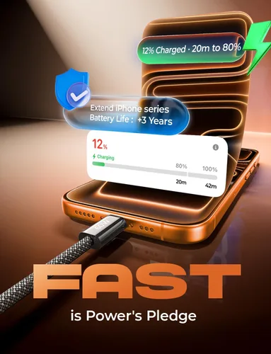 Vista 8 de LISEN Cable USB C, paquete de 5 cables USBC a USBC [0.5 pies] para iPhone 17 16e 15 Pro Max, cable de carga rápida de 60 W C a C para Galaxy Negro