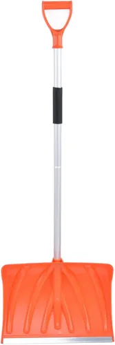 Vista 6 de Pala de nieve gran acidad eliminación de nieve mango en forma de D aleación de aluminio material plástico desmontable herramienta de pala ensamblable