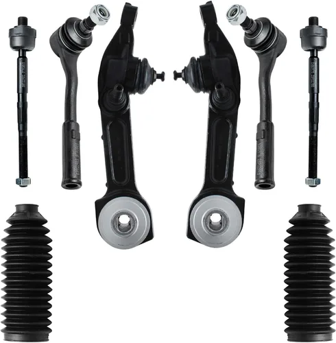 Vista 149 de Detroit Axle - Kit de brazos de control de extremo de 8 piezas para Toyota 2001-2003 Highlander 2002-2003 Camry Lexus ES300, 2 brazos de control