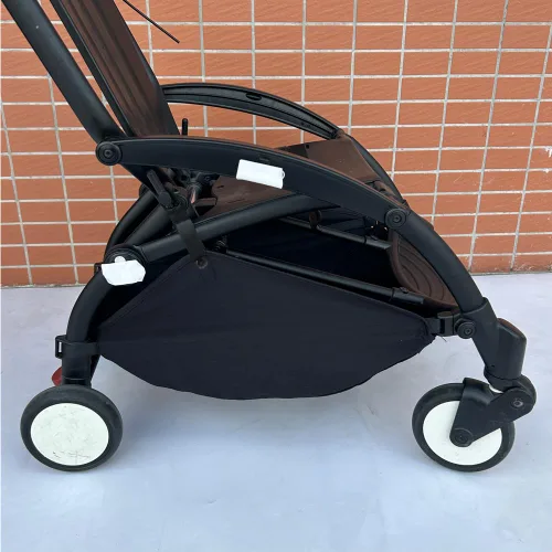 Vista 2 de Cesta de almacenamiento de repuesto para cochecito compatible con Babyzen YOYO, bolsa de compras para accesorios de cochecito