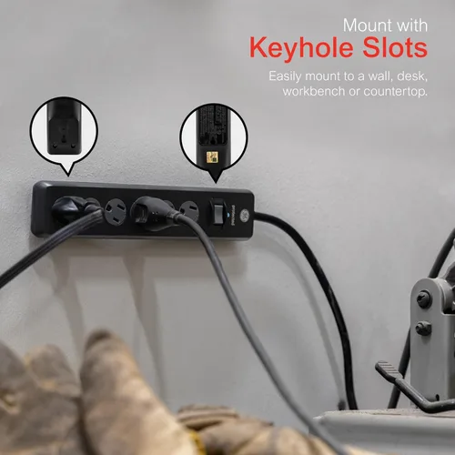 Vista 38 de GE Protector SurGE de 6 tomas, cable de extensión de 15 pies