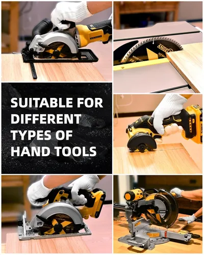 Vista 6 de ANGELSWORD Hoja de sierra circular de 3 pulgadas, eje de 3/8 pulgadas, 24T, para corte de madera de acabado fino, paquete de 3